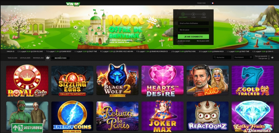 Casino en Ligne - WinOui WinOui Casino